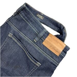 34 Heritage Charisma Relaxed‎ Mid Rise Straight Leg Blue Jeans Pants Men 42/34